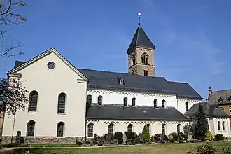 De oostzijde van de kerk