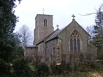 De kerk van: St. Margaret, South Elmham