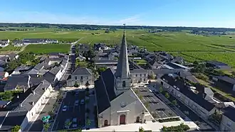 Gezicht op Saint-Nicolas-de-Bourgueil