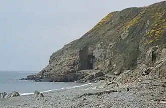 St Ninian's Cave aan de Solway Firth