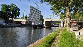 Nieuwe Sint Sebastiaansbrug op 31 mei 2020, 2 weken voor opening