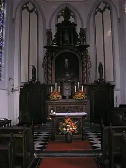 Barokke hoogaltaar in de St. Martinuskerk