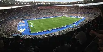 In het Stade de France in Parijs vindt de finale plaats.