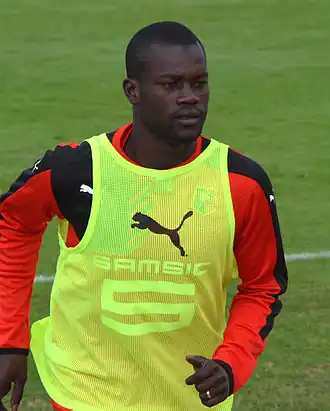 Diagne in 2015 als speler van Stade Rennais