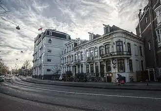 Herenhuizen op de Stadhouderskade, december 2015