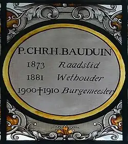 Herinneringsraam Stadhuis