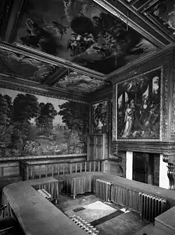 Plafondschildering in de collegekamer, 1737, stadhuis Maastricht
