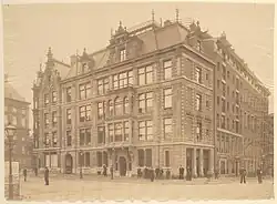 Oudbouw Raadhuisstraat 1 (circa 1900)