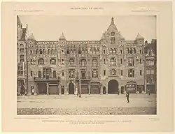 Damrak zonder Baafjessteeg (circa 1905)