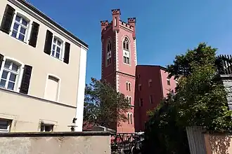 De 19e-eeuwse stadstoren van Furth