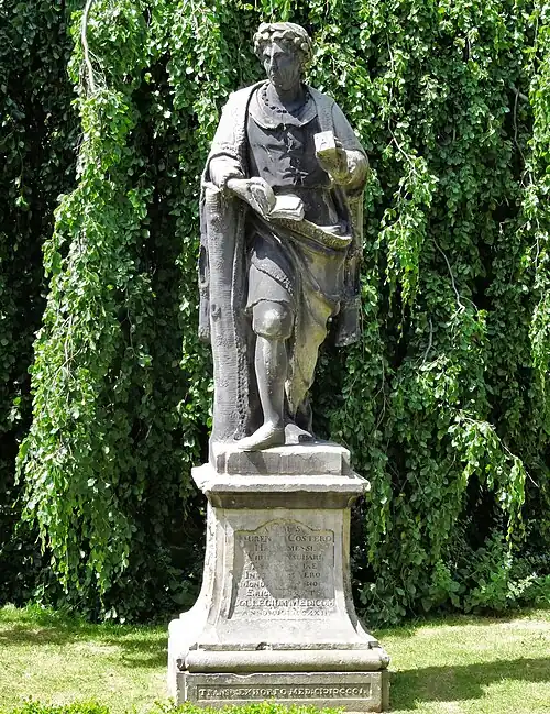 Het beeld van Heerstal (1722) in de Prinsenhof