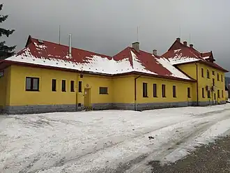 Station Horná Štubňa in januari 2022