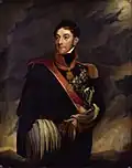 Viscount Combermere met het Gouden Legerkruis en een gesp "Salamanca".