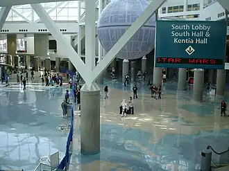 South Lobby van het conferentiecentrum, tijdens een Star Wars event