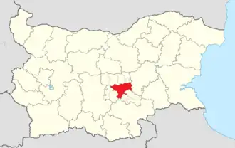 Kaart van Stara&nbsp;Zagora