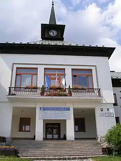 Gemeentehuis van Vysoké Tatry in Starý Smokovec