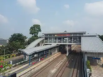 Nieuw gebouw van Station Buaran, 2019