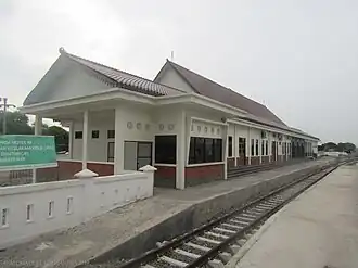 Station Caruban, 2019, nieuw gebouw
