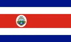 Vlag van Costa Rica (1964-1998)