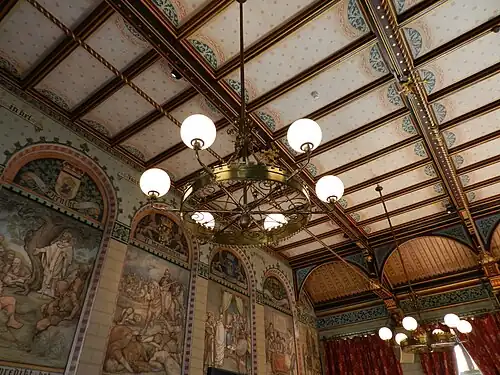 Interieur van de statenzaal Drents museum