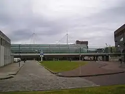 westzijde Houten NS Station aan De Slinger.