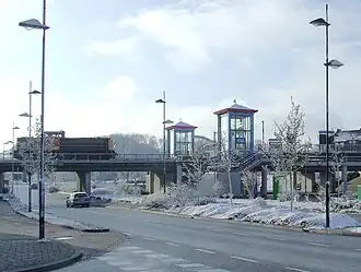 Station in de sneeuw (7 feb. 2005)