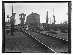 Station Abcoude in 1901.