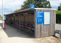 Fietsenstalling nabij perron 2