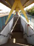 Trappen naar de reizigerstunnel