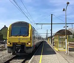 Trein naar Aalst in Burst