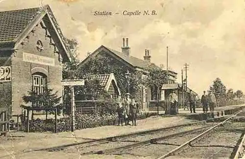 Station Capelle-Vrijhoeve; circa 1930.