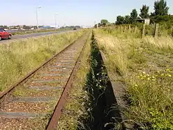 De voormalige halte IJmuiden Casembrootstraat.