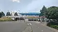 Het station gezien vanuit Voorschoten