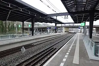 Station Delft Campus in januari 2022