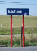 Naambord station Eichem