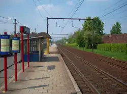 Zicht op perron 2