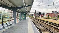 Het vernieuwde perron 7