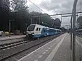 Keolis FLIRT op het verbouwde station