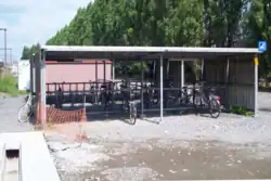 Oude fietsenstalling