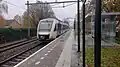 Trein richting Oldenzaal op het station