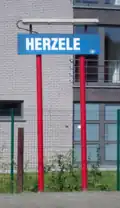 Naambord station Herzele