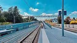 Toegang tot het perron