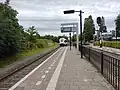Arriva GTW komt aan op het station
