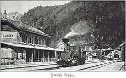 Station Langen in 1894