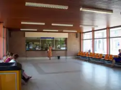 Wachtzaal en lokethal