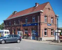 Oude stationsgebouw, afgebroken in januari 2018