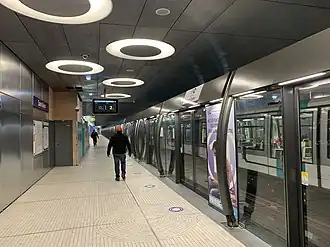 Het perron, december 2020