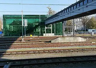 Passarelle en entree Meerssenerweg