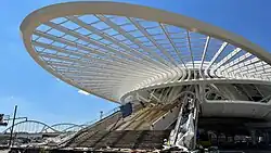 Juni 2022, de luifel van de stationshal