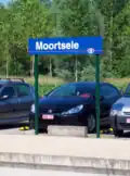 Naambord station Moortsele
